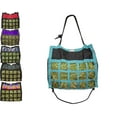 thumbnail image 1 of Derby Originals Scratchless Slow Feed Horse Hay Bag with Super Tough Bottom- Black/Turquoise Trim, 1 of 6