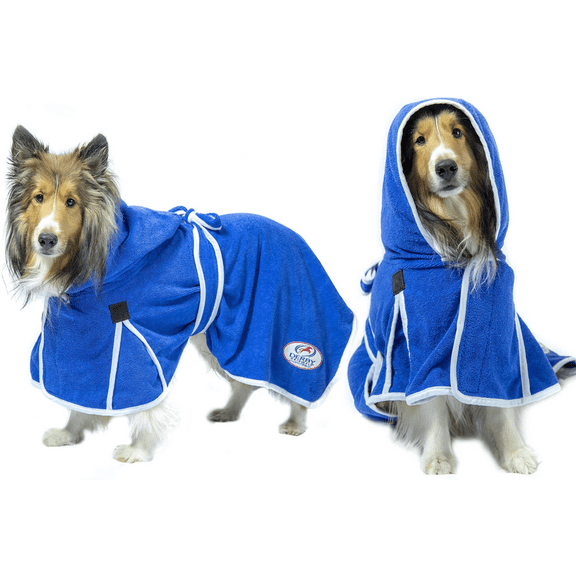 Derby Originals Ultra Flex Plush Microfiber Dog Bathrobe