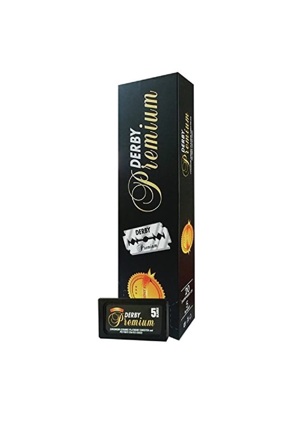 Premium Double Edge Razor Blades (black)-100 Blade Pack