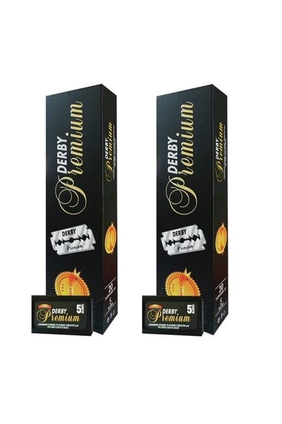Premium Double Edge Safety Razor Blades with Swedish Steel, 200 Count