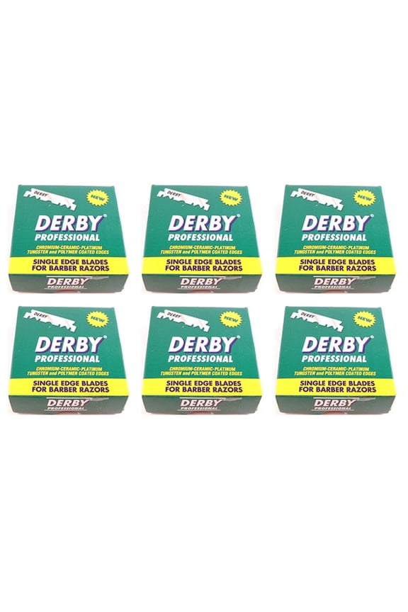 Professional Platinum Single Edge Razor Blades, 100 Count (Pack of 6)
