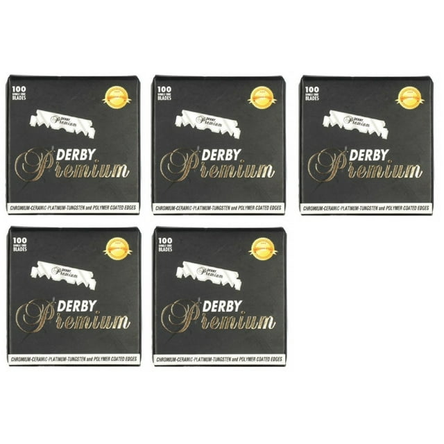 Derby Professional Platinum Single Edge Razor Blades, 500 Count ...