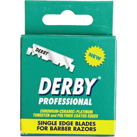 Derby Professional Single Edge Razor Blades 100 ea