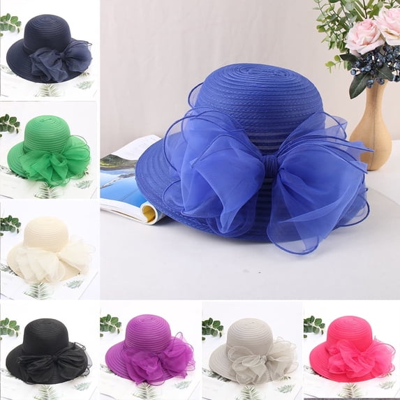 Derby Tea Party Wedding Women's Organza Beanie/Grey