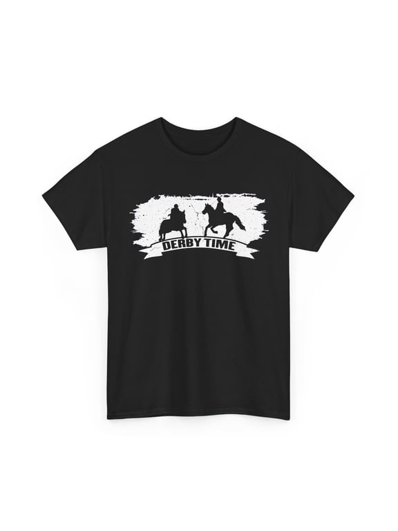Derby Time Day Horse Racing Lovers Kentucky Women Men Phrase Suited To Casual Events And Everyday Wear Shirt, Size S-5XL