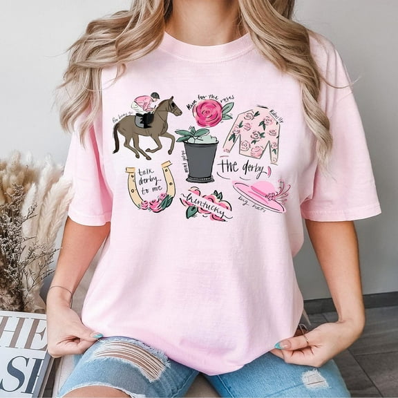 The Derby Vibe Shirt, Horse Riders Shirt, Game Day Shirt, Talk Derby To Me T-Shirt, Rider Sweater, Sport Day Cheer Mama Shirt Unisex S-5XL Hot Trending Shirt, Vintage Birthday Gift