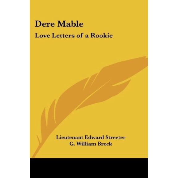 Dere Mable : Love Letters of a Rookie