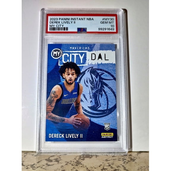 Dereck Lively II 2023 Panini MyCity Rookie NBA #MY-30 Basketball Card PSA 10 Gem