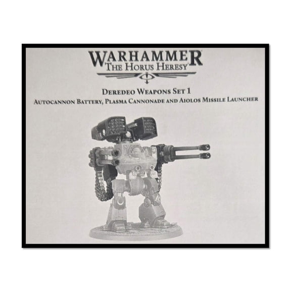 Deredeo Dreadnought Weapons Set 1 Warhammer Horus Heresy