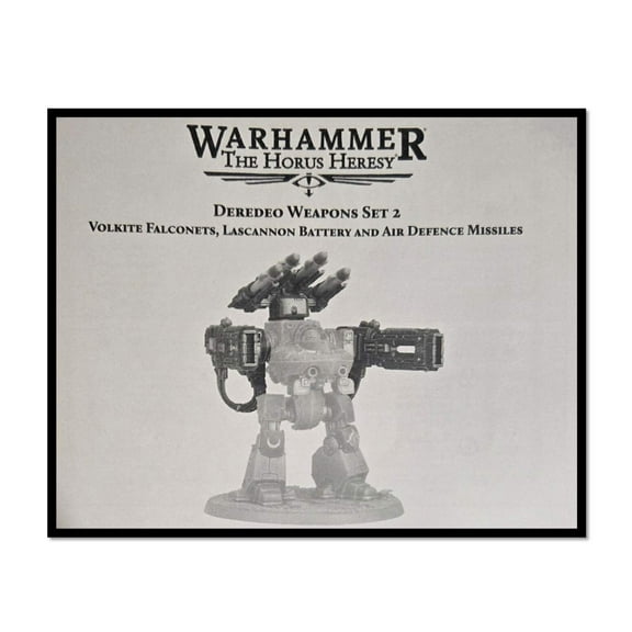 Deredeo Dreadnought Weapons Set 2 Warhammer Horus Heresy