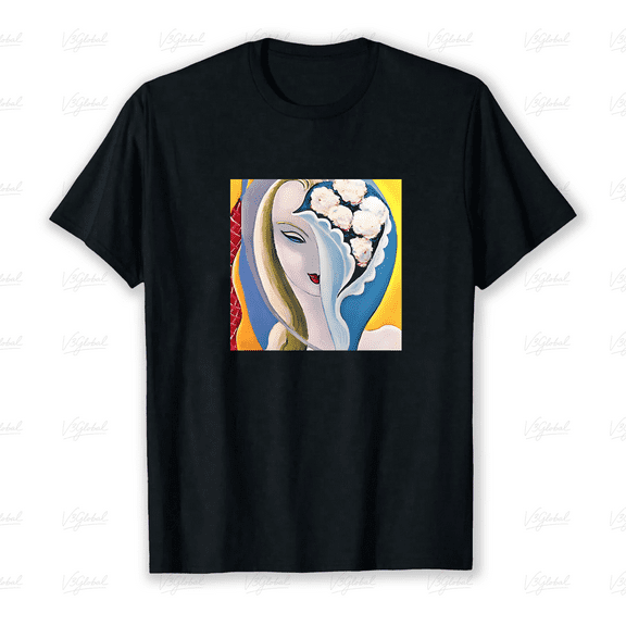 Derek And The Dominos Layla Album Cover Rock Music Graphic Tee Unisex T-Shirt V80163, up to size 5XL