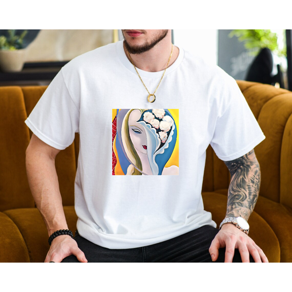 Derek And The Dominos Layla Classic Rock Album Cover Unisex T-Shirt, up to size 3XL.
