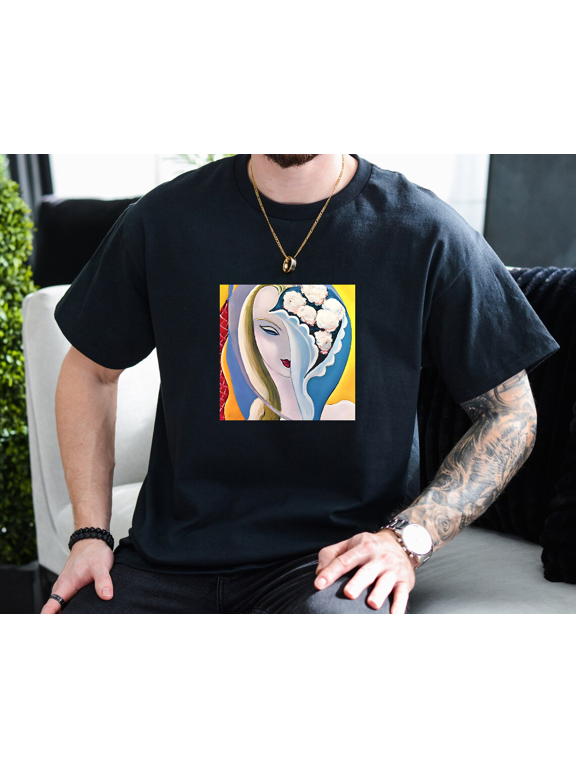 Derek And The Dominos Layla Classic Rock Album Cover Unisex T-Shirt, up to size 3XL.
