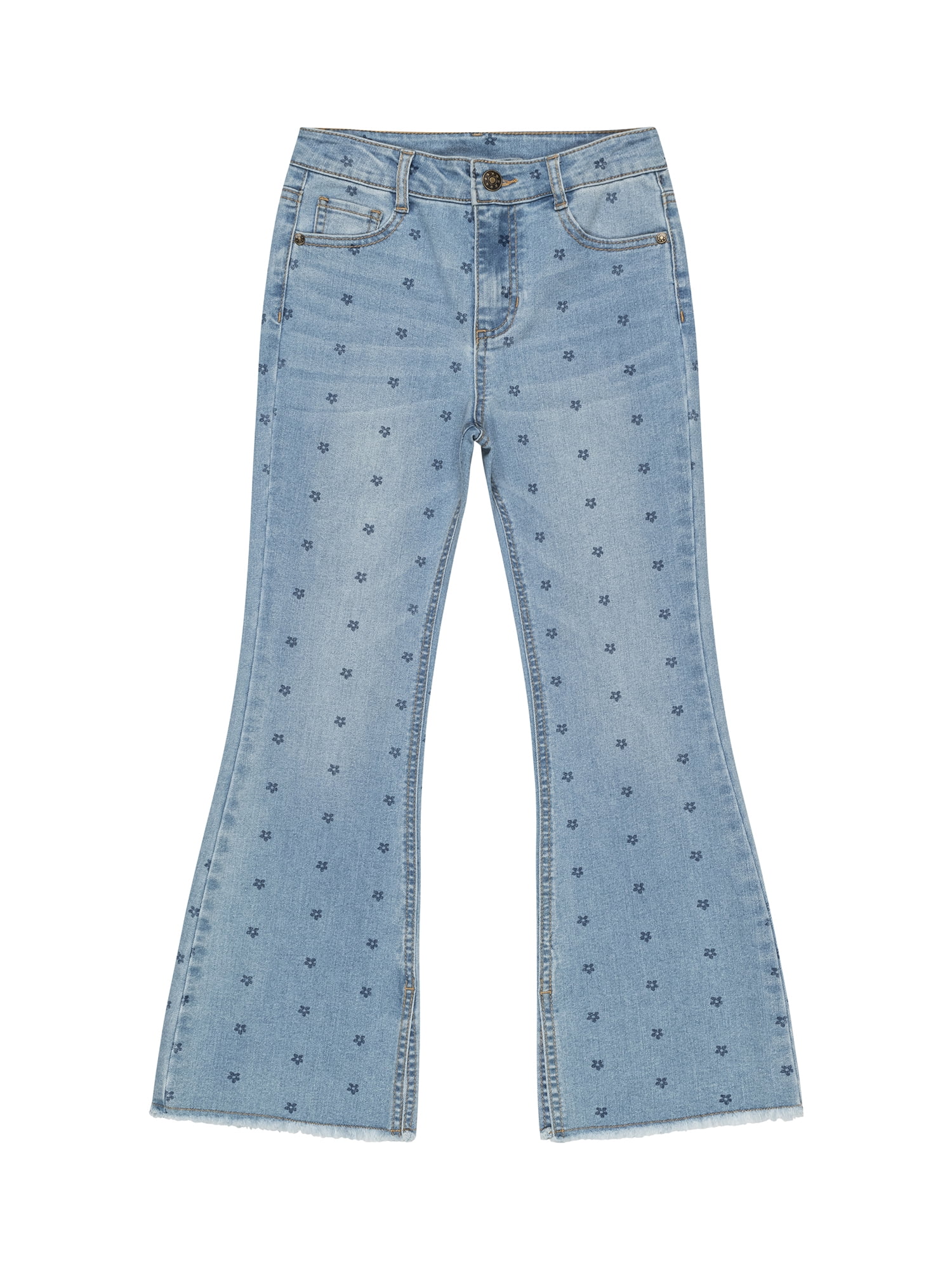 Derek Heart Big Girls Printed Flare Jean, Sizes 7-16
