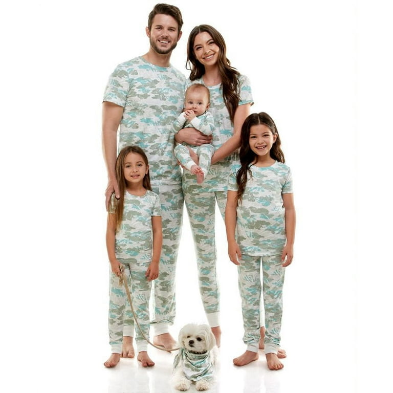 Derek Heart Camo Print Matching Family Pajamas Infant Unisex