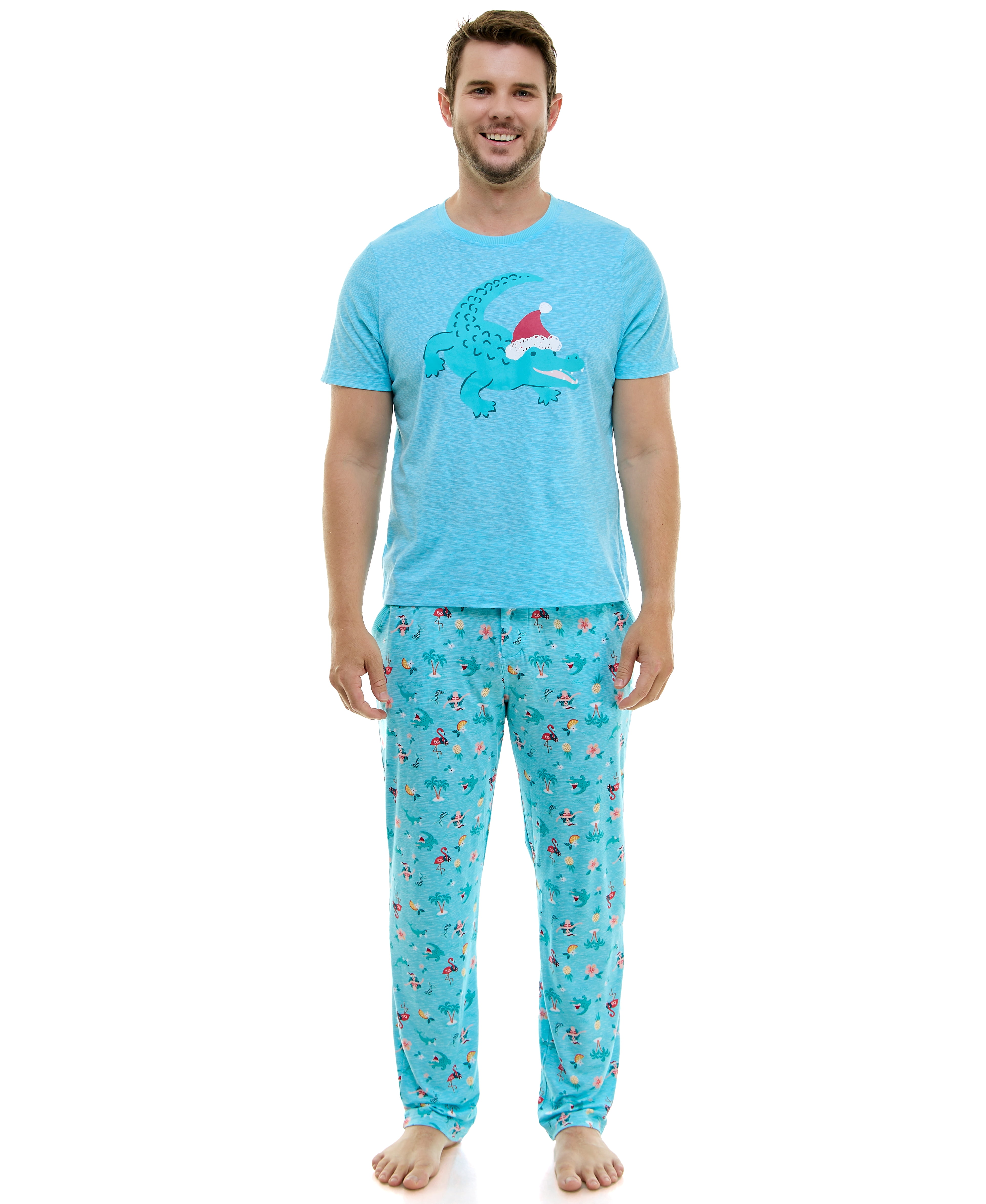 Derek Heart Christmas Family Matching Pajamas with Mermaid