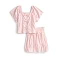 thumbnail image 1 of Derek Heart Girls Eyelet Top and Skort Set, 2-Piece, Sizes 4-18, 1 of 3