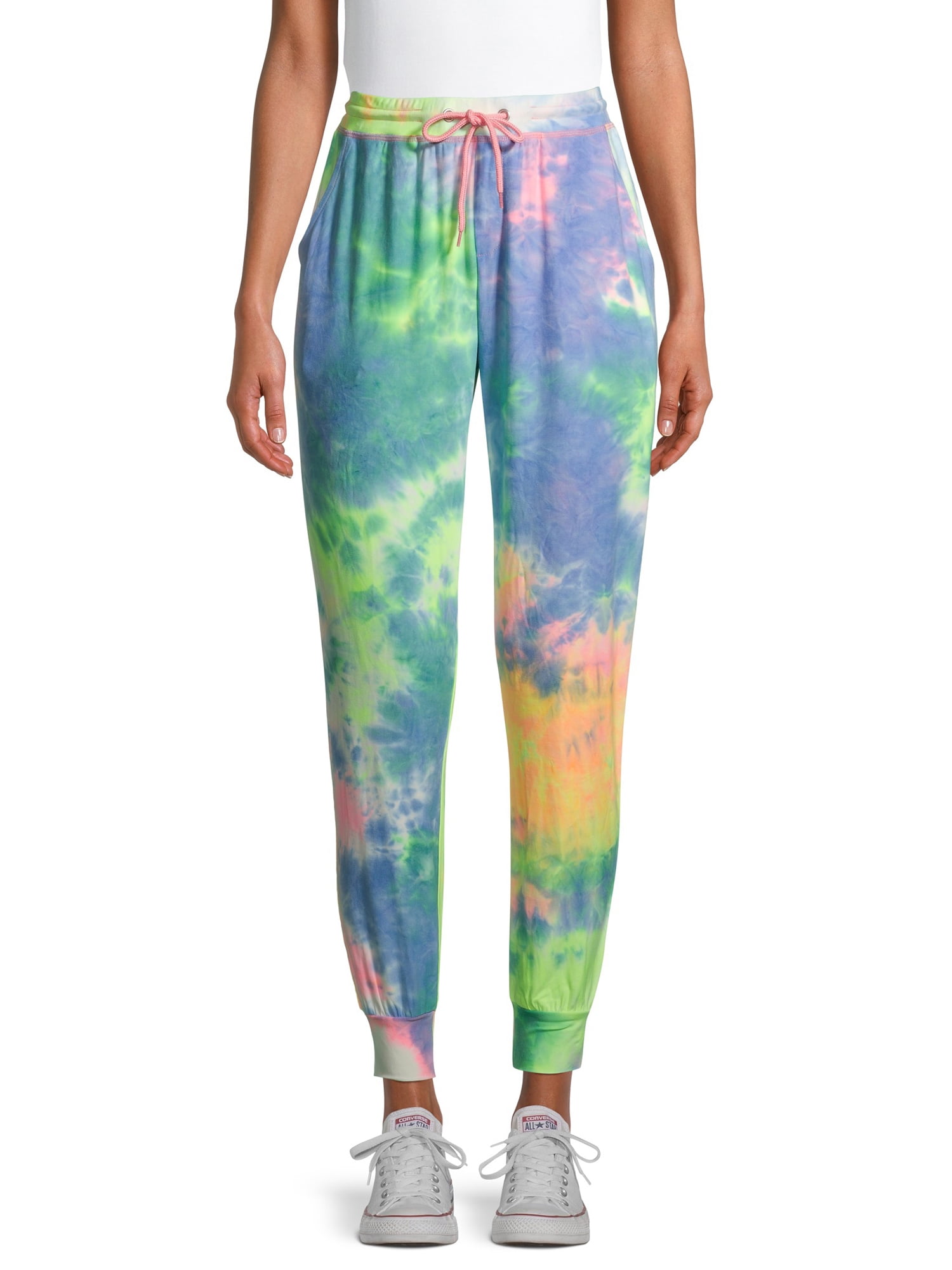 Derek Heart Juniors Brushed Yummy Tie Dye Jogger Walmart
