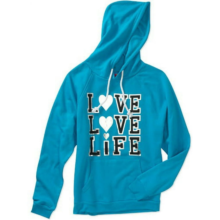 Derek Heart Juniors Raglan Hoodie Walmart