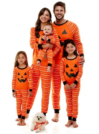 HGps8w Family Halloween Pjs Matching Sets - 2023 Cute Pumpkin