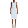 thumbnail image 1 of Derek Heart Women's Junior Sleeveless Tank Ribbed Bodycon Midi Dress with Side Slit, 1 of 5
