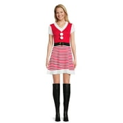Derek Heart Women's Juniors Christmas Santa Dress