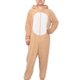 thumbnail image 1 of Derek Heart Womens Brown Reindeer Pajama Size 2X, 1 of 3