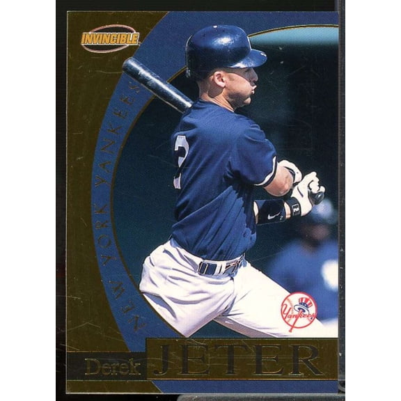 Derek Jeter Card 1999 Pacific Invincible Flash Point #12