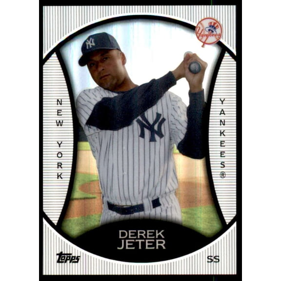 Derek Jeter Card 2010 Topps Legends Platinum Chrome Wal-Mart Cereal #PC17