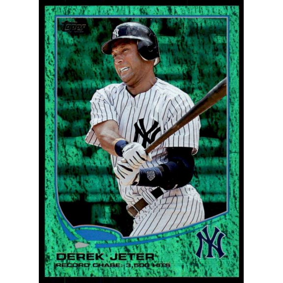 Derek Jeter Card 2013 Topps Emerald #373