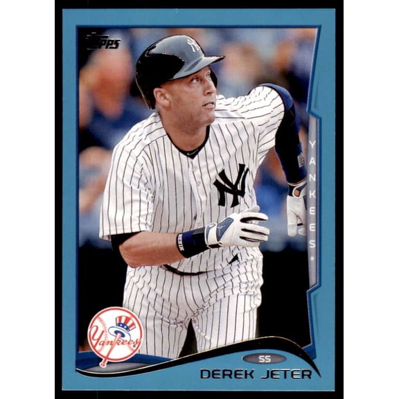 Derek Jeter Card 2014 Topps Wal-Mart Blue #200