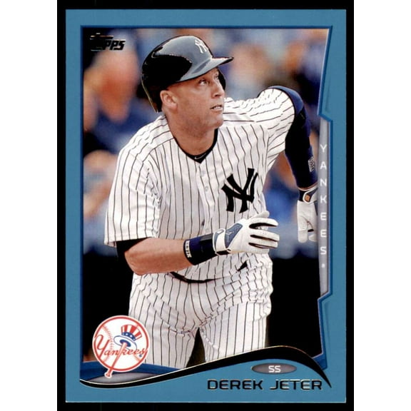 Derek Jeter Card 2014 Topps Wal-Mart Blue #200