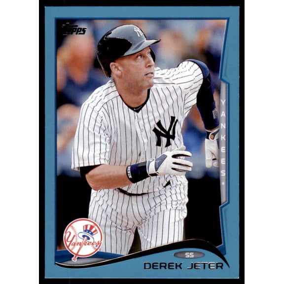 Derek Jeter Card 2014 Topps Wal-Mart Blue #200