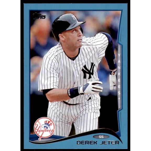 Derek Jeter Card 2014 Topps Wal-Mart Blue #200