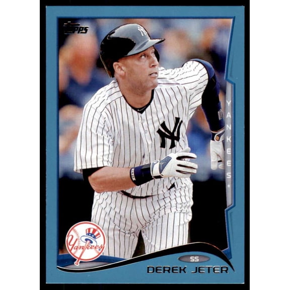Derek Jeter Card 2014 Topps Wal-Mart Blue #200
