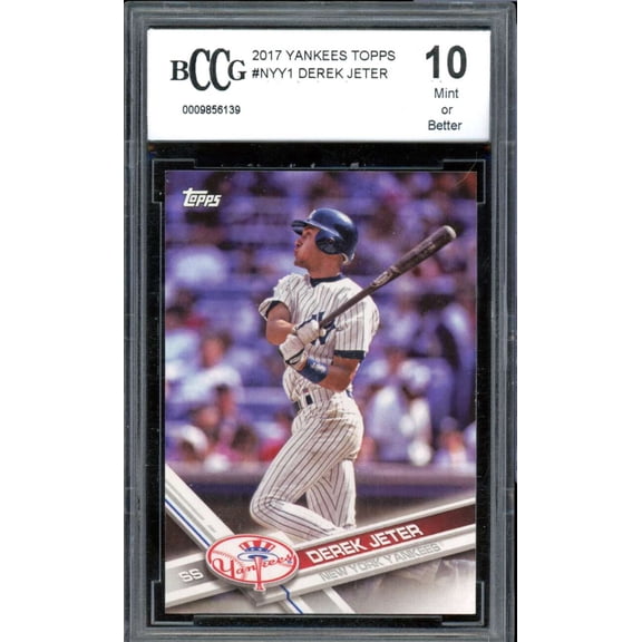 Derek Jeter Card 2017 Topps #Nyy1 BGS BCCG 10