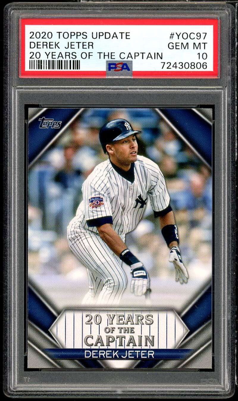 Derek Jeter Card 2020 Topps Update 20 Years of The Captain #YOC-97 