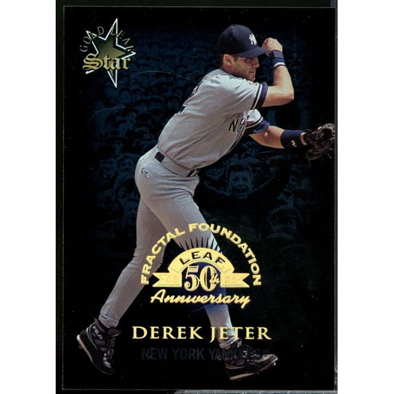 Derek Jeter GLS Card 1998 Leaf Fractal Foundations #164