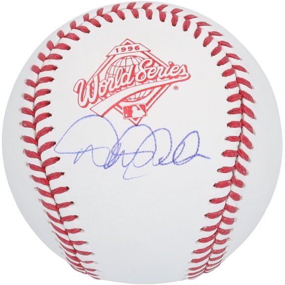 Derek Jeter New York Yankees Autographed 1996 World Series Logo Baseball - Fanatics Authentic Certified
