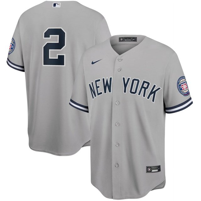 Derek Jeter New_York_Yankees Men's 2020 Hall of Fame Induction Replica
