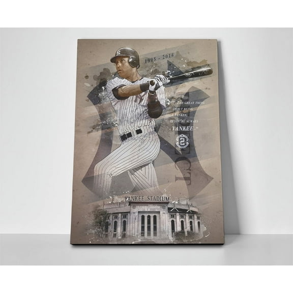 Derek Jeter Quote Poster or Wrapped Canvas