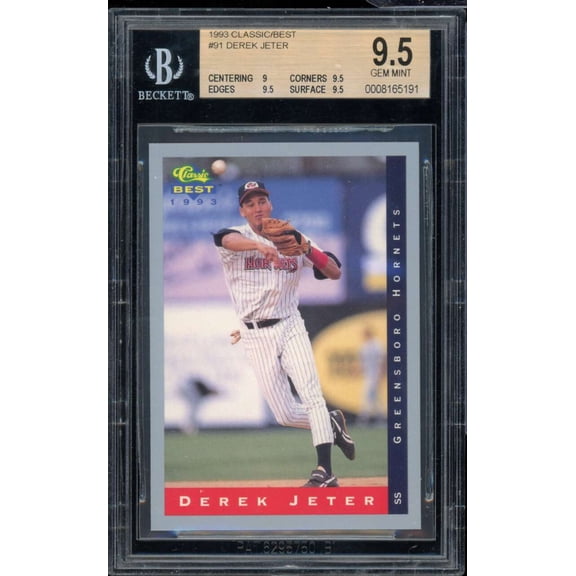Derek Jeter Rookie Card 1993 Classic/Best #91 BGS 9.5