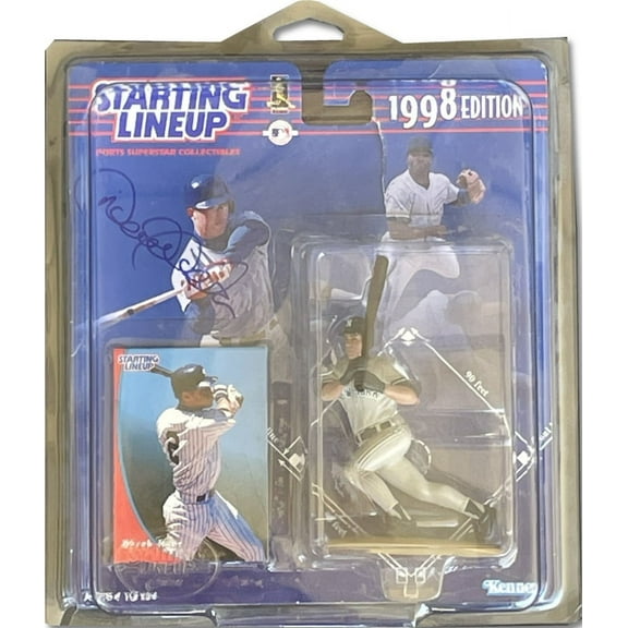 Derek Jeter Signed Autographed Starting Lineup Figure Yankees Minor Damage JSA