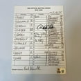 thumbnail image 1 of Derek Jeter Signed Pre Rookie Sep. 18, 1995 Original Yankees Lineup Card MLB, 1 of 6