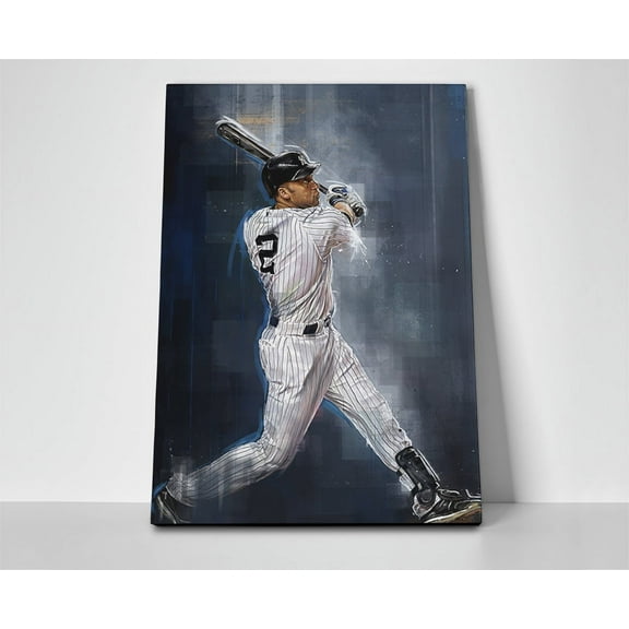 Derek Jeter Swing Poster or Wrapped Canvas