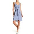 thumbnail image 1 of Derek Lam 10 Crosby Sleeveless Tie Front Stripe Dress (Blue/White, 6), 1 of 3