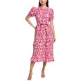 thumbnail image 1 of Derek Lam 10 Crosby womens  Alexandra Puff Sleeve Shirtdress, 4, Pink, 1 of 3