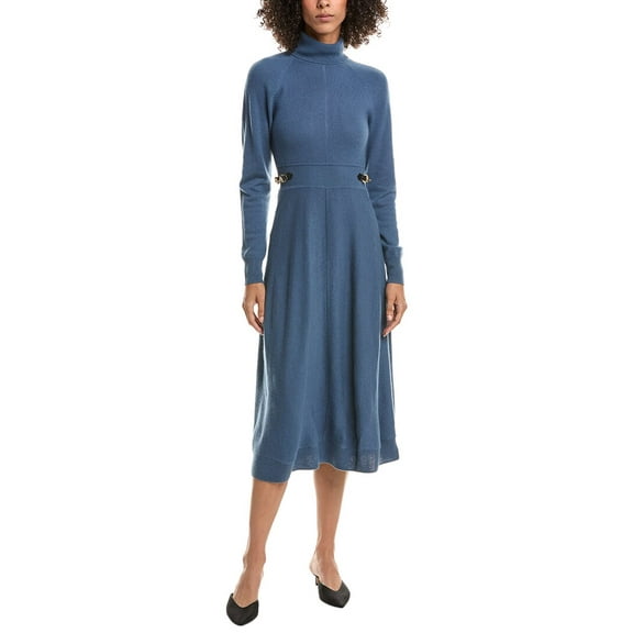 Derek Lam 10 Crosby womens Becky Horsebit Wool Sweaterdress, m, Gray