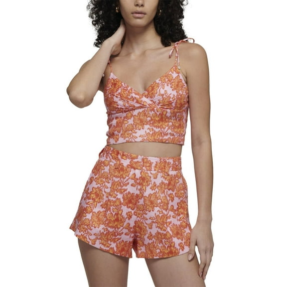 Derek Lam 10 Crosby womens  Chafia Linen-Blend Cami Top, 4