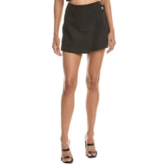 Derek Lam 10 Crosby womens Emanuelle Twill Skort, 2, Black